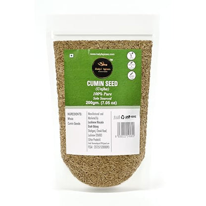 Image 1 of Default Title for the product Halyf Spices Cumin Seed -Whole (Sabut Jeera) 200 Gm