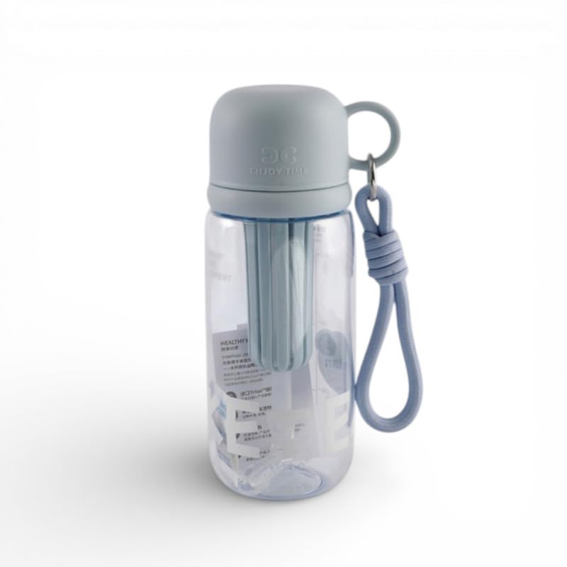 Image 6 of Aarvi Decor Studio Lil Glup BPA Free Water Bottle with Straw & Fruit Infuser