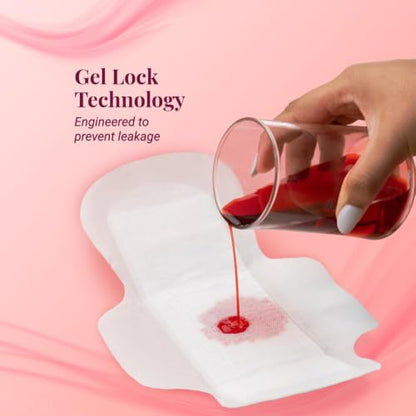 Image 6 of Niine Naturally Soft Ultra Thin XL+ Sanitary Napkins |320mm Long|Cottony Soft Control Rashes|Long Lasting protection |Suitable for Heavy Flow with Free Biodegradable Disposal Bags (Pack of 1) 50 Pads