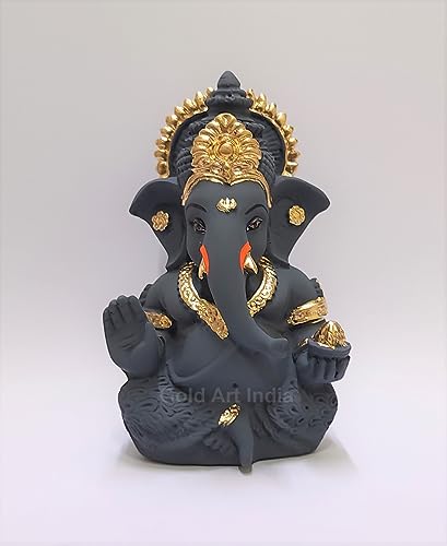 Image 13 of NEWGANESHA2 for the product Gold Art India Ganesha Idol