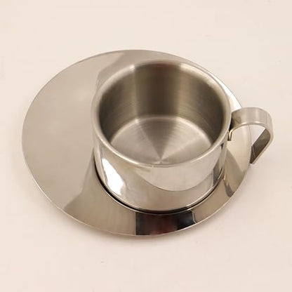 Image 9 of Spillbox Stainless Steel Cup and Saucer