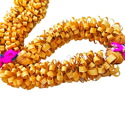 Image 3 of Sandalwood Garland- Chandan Scented Photo Frame Mala- Natural Chandan Mala - Sandalwood Mala Garland (24 Inches)