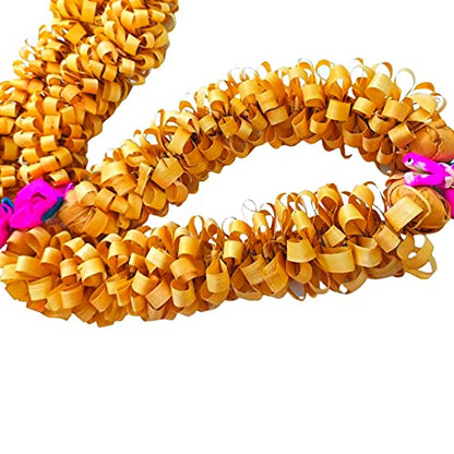 Image 3 of Sandalwood Garland- Chandan Scented Photo Frame Mala- Natural Chandan Mala - Sandalwood Mala Garland (24 Inches)