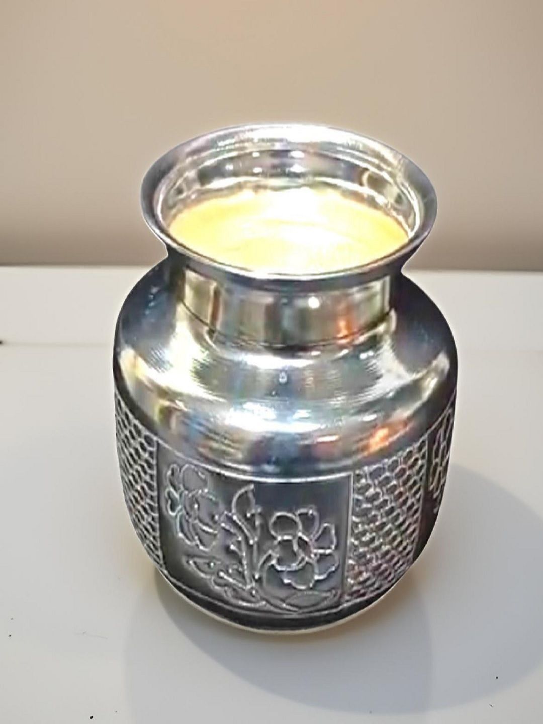 Image 3 of Sigaram Textured House Warming Pooja Kalash