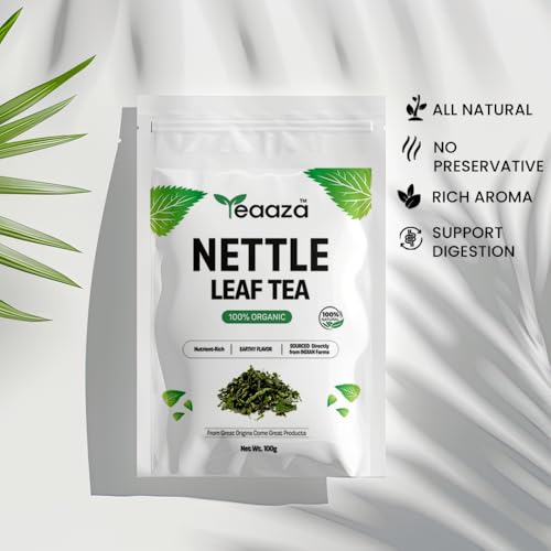 Image 4 of Teaaza Organic Nettle Leaf Tea - 100 Grams, 50+ Cups