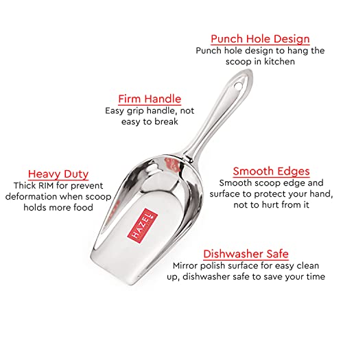 Image 9 of HAZEL Stainless Steel Grocery Scoop