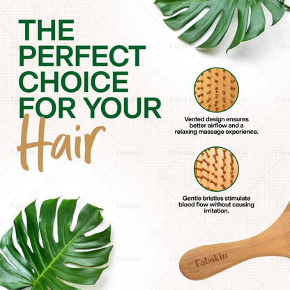 Image 6 of Fabskin Wooden Hair Brush
