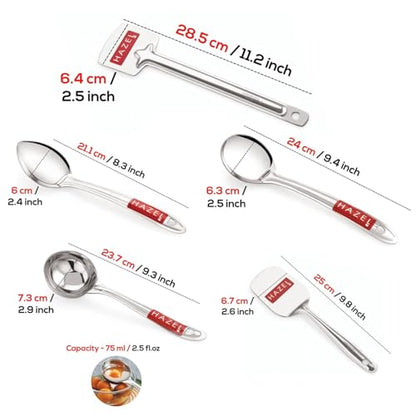 Image 4 of HAZEL Stainless Steel Kitchen Tools - Set of 5
