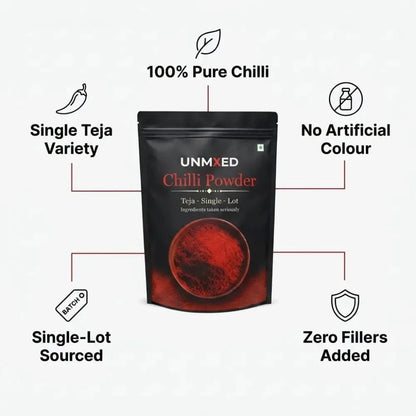 Image 3 of UNMIXED Teja Chilli Powder – Bold Heat & Authentic Flavour
