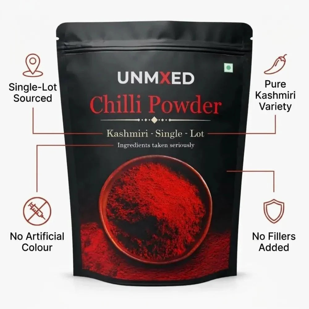 Image 6 of UNMIXED Kashmiri Chilli Powder – Vibrant Natural Colour & Mild Heat