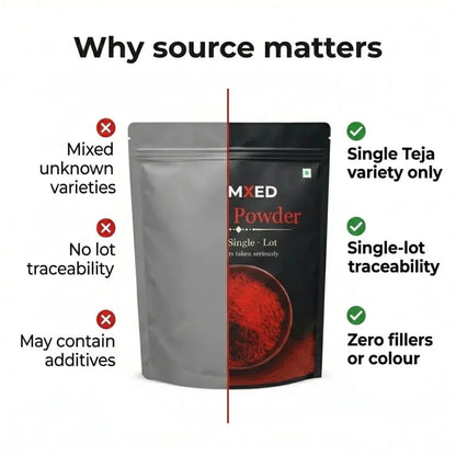 Image 4 of UNMIXED Teja Chilli Powder – Bold Heat & Authentic Flavour
