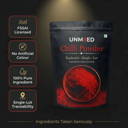 Image 3 of UNMIXED Kashmiri Chilli Powder – Vibrant Natural Colour & Mild Heat