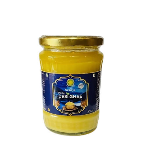 Image 1 of 500 ml / Pack of 1 for the product Svastya Vedic Desi Ghee | A2 Desi Gir Cow Ghee | Pure Desi Ghee | Vedic Bilona Method | Natural Quality Ghee