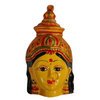 Image 1 of 6.5 Inch for the product KGR Splash Metal Varalakshmi Doll Yellow Face for Varalakshmi Pooja and Nombu