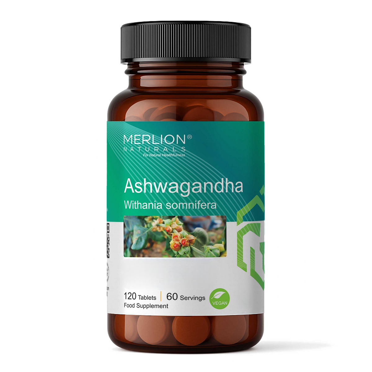 Image 1 of Merlion Naturals Ashwagandha Tablets - 500mg