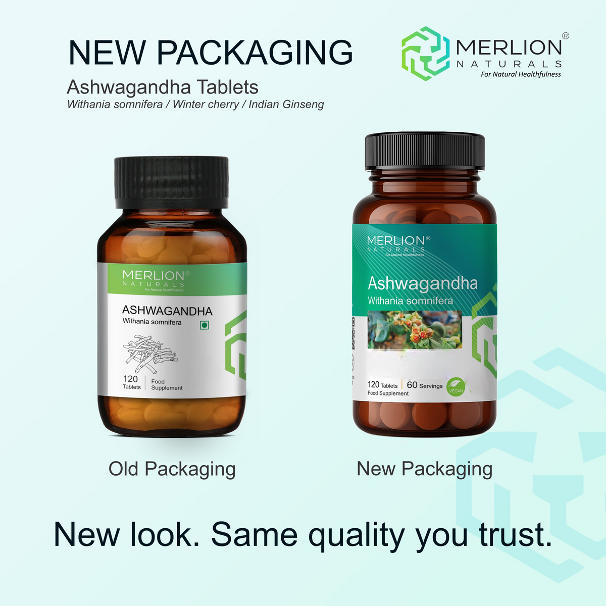 Image 2 of Merlion Naturals Ashwagandha Tablets - 500mg