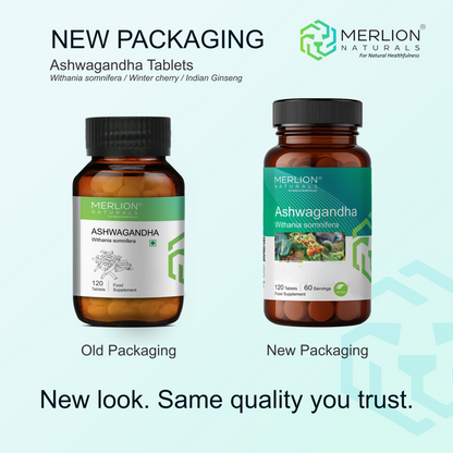 Image 2 of Merlion Naturals Ashwagandha Tablets - 500mg