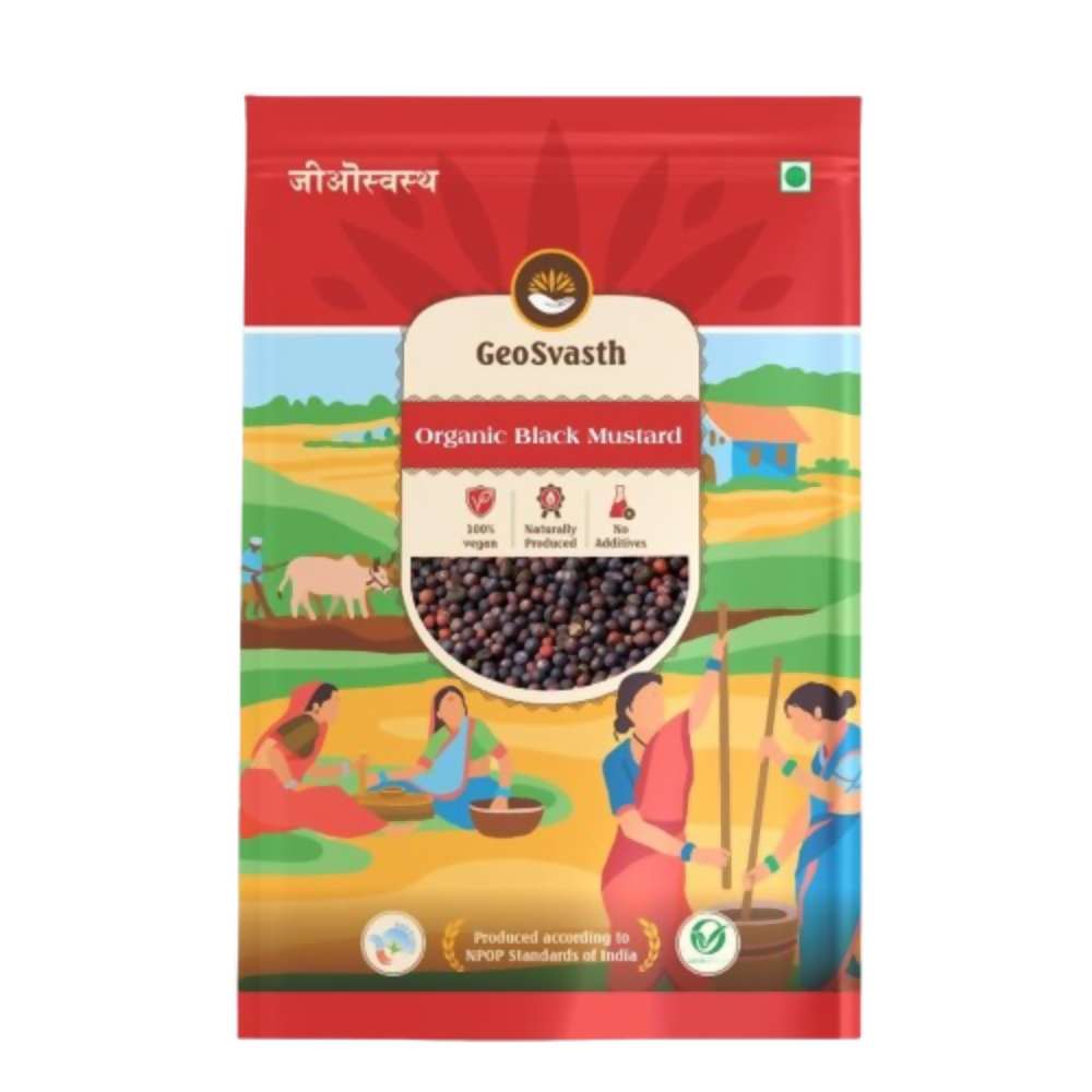 Image 1 of 100 gm / Pack of 2 for the product GeoSvasth Organic Black Mustard