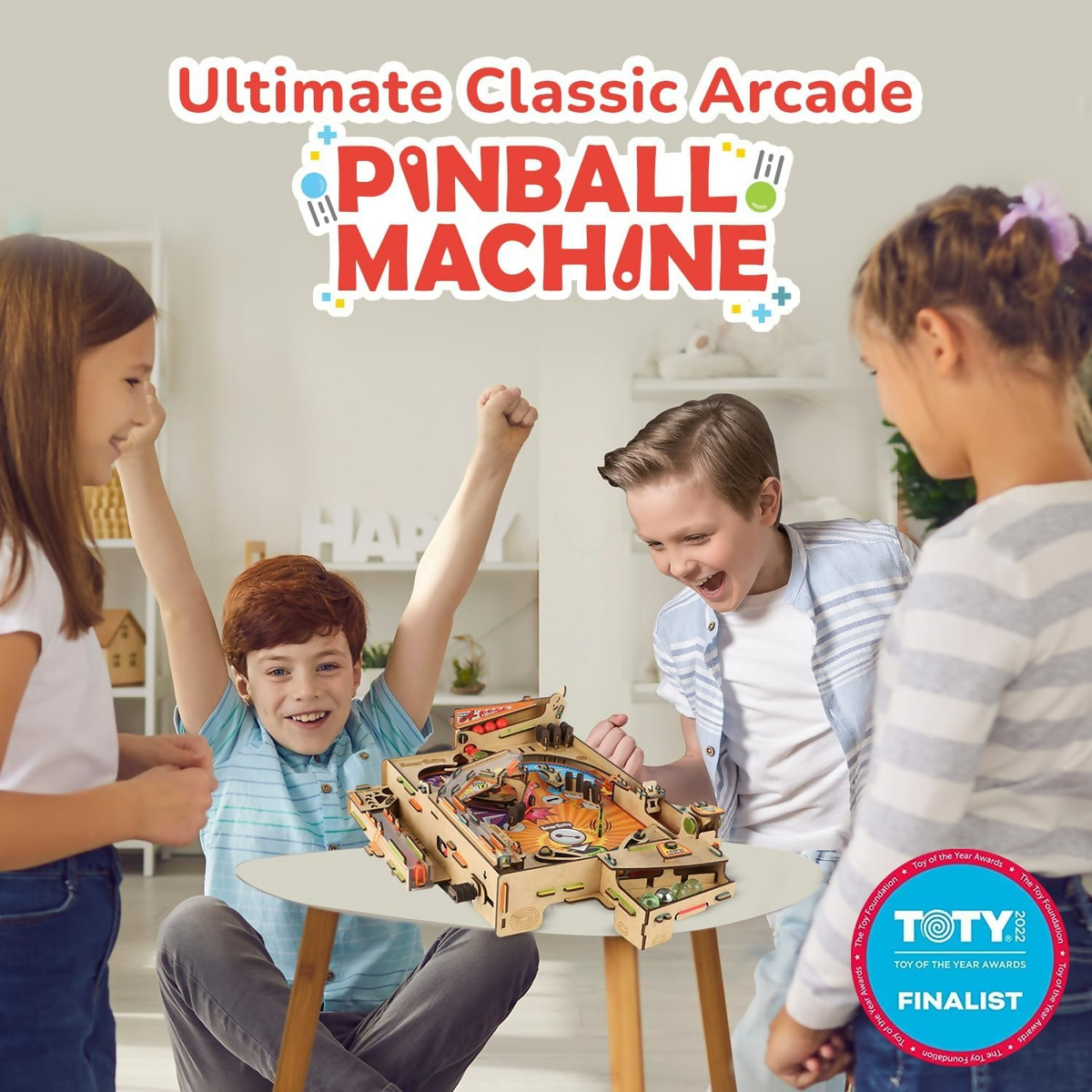 Image 6 of Smartivity DIY Pinball Machine Toy For Ages 8-99 Year Old Award Winning Arcade Game For Boys & Girls