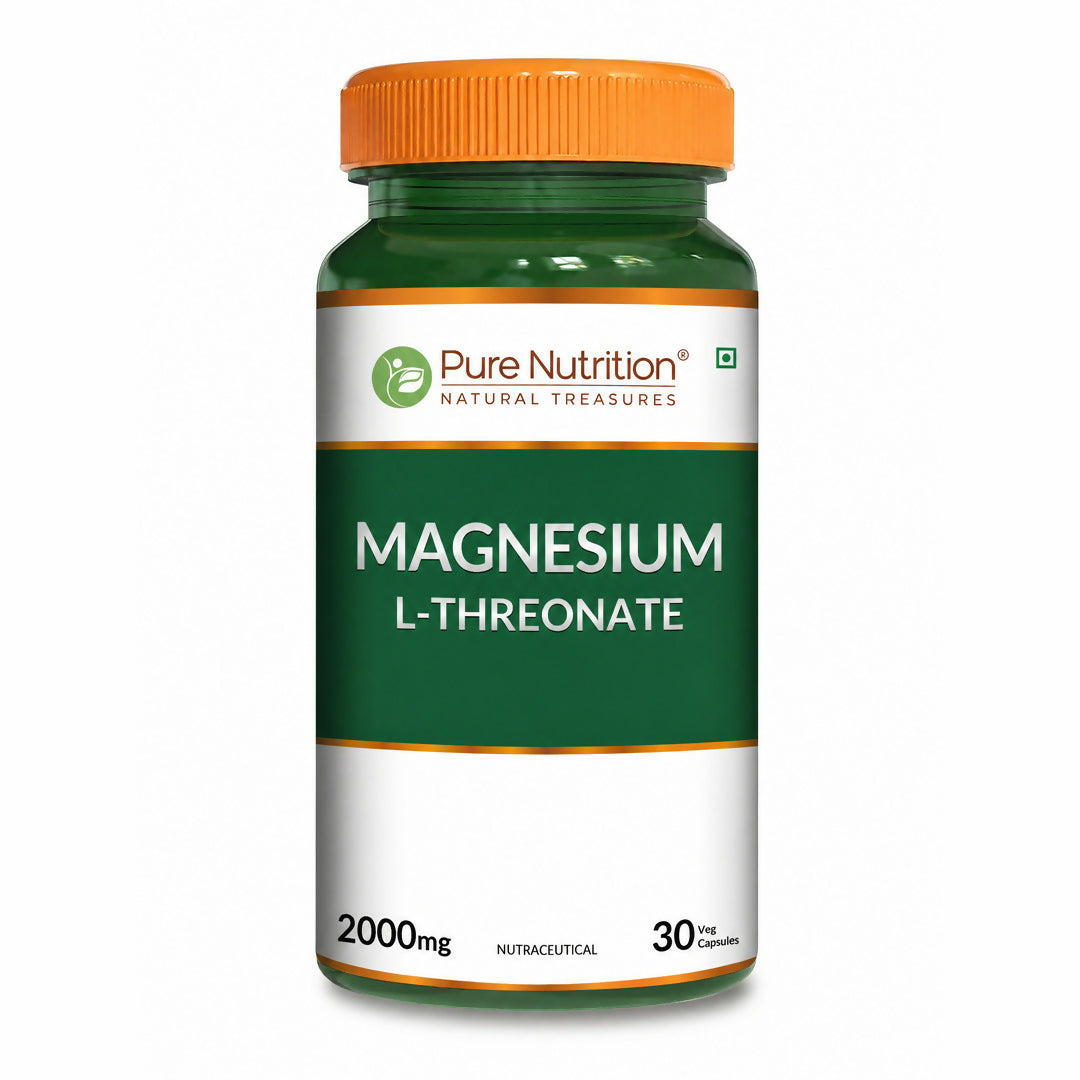 Image 1 of 30 tabs for the product Pure Nutrition Magnesium L Threonate Supplement – Tablets