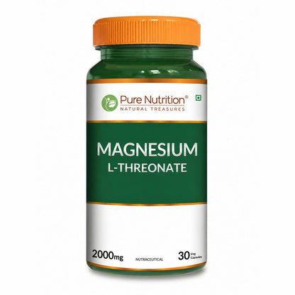 Image 1 of 30 tabs for the product Pure Nutrition Magnesium L Threonate Supplement – Tablets