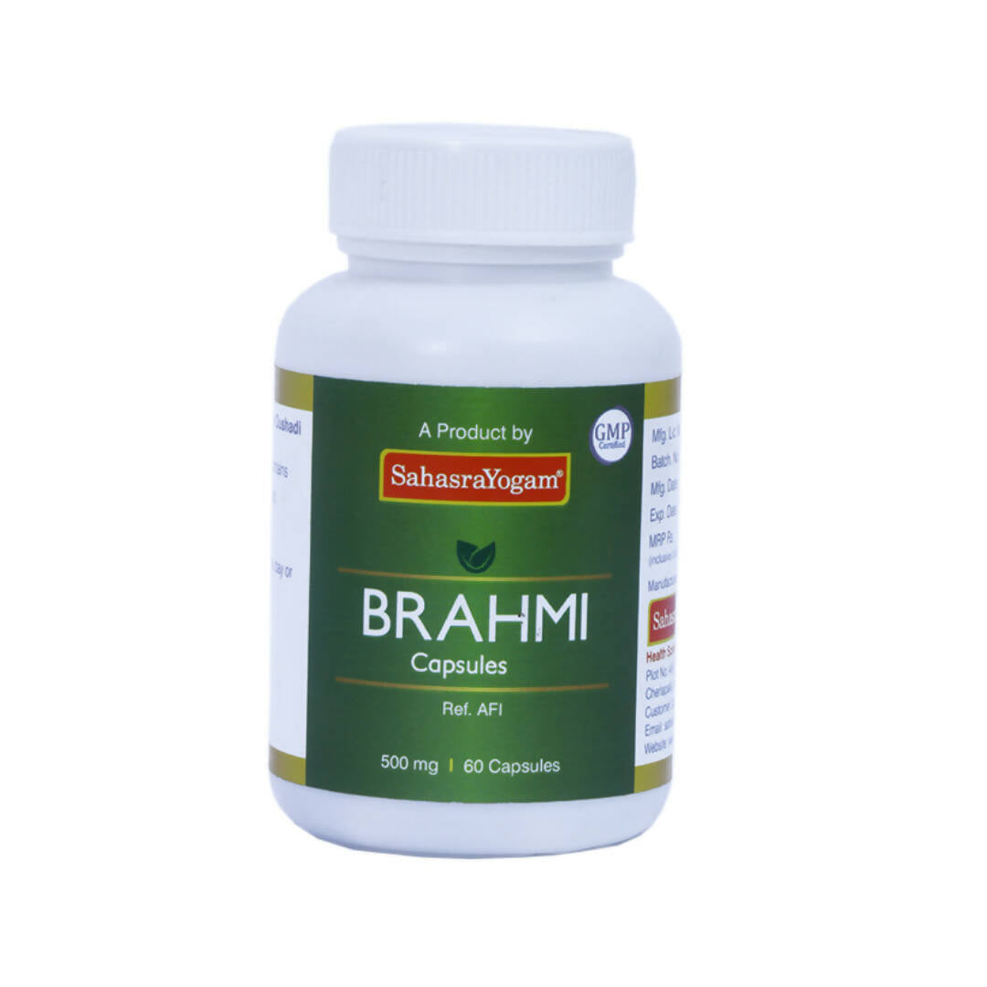 Image 1 of 60 caps for the product Sahasrayogam Brahmi Capsules