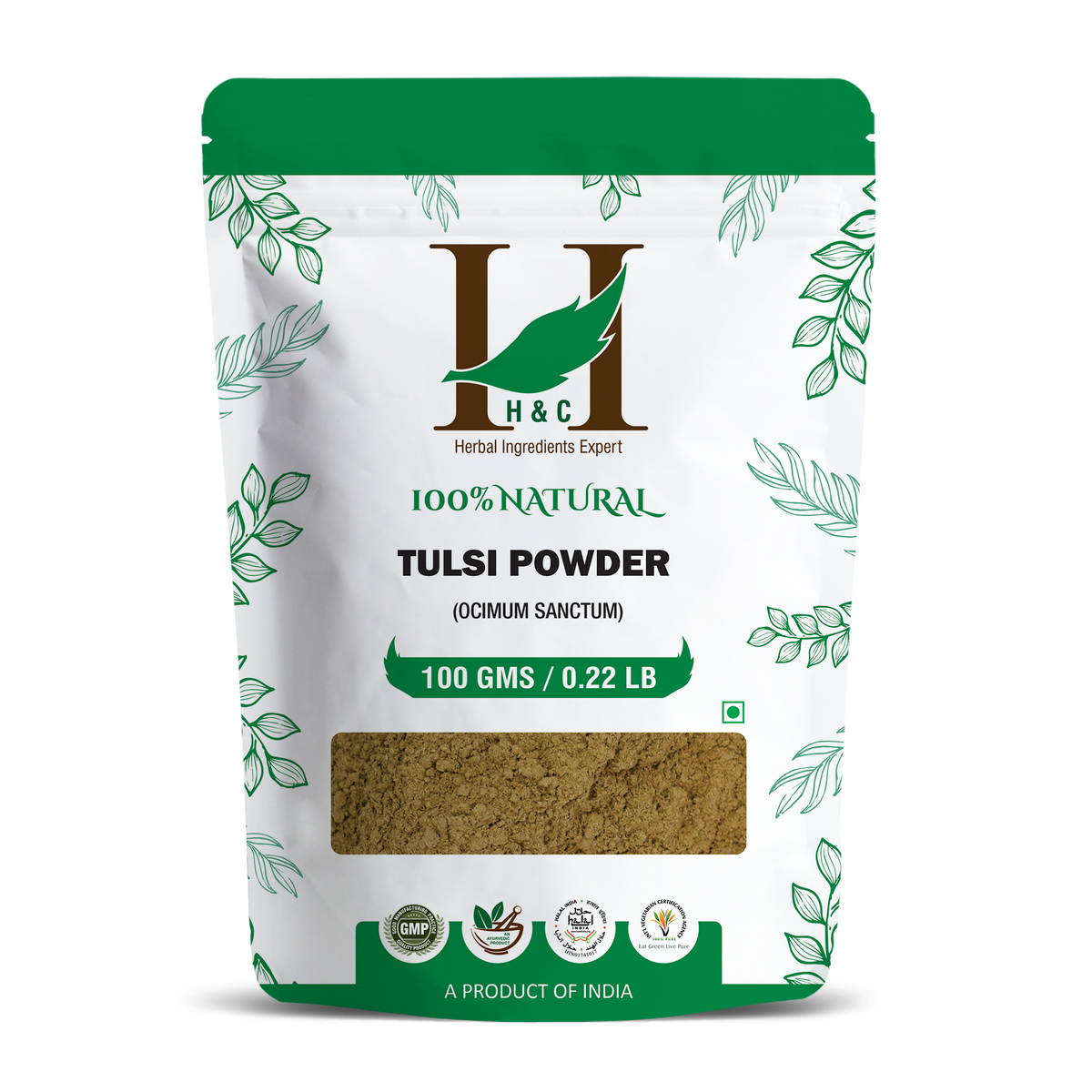 Image 1 of 100 gm for the product H&C Herbal Tulsi Powder