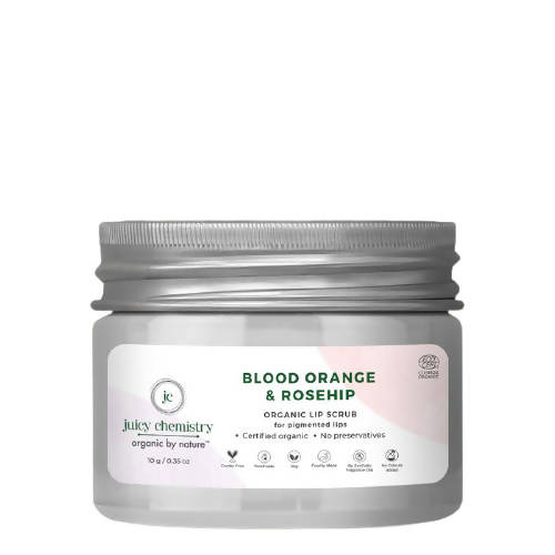 Image 1 of 10 gm / Pack of 1 for the product Juicy Chemistry Blood Orange & Rosehip Lip Scrub