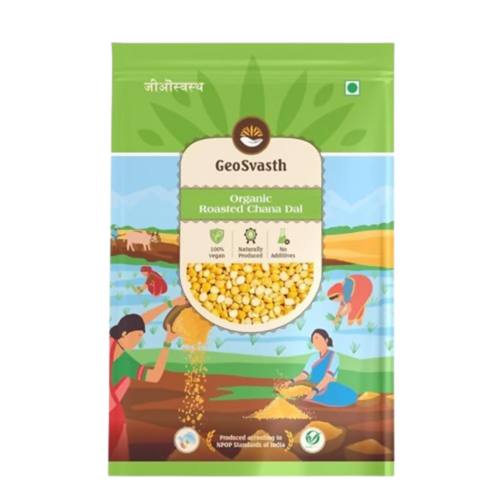 Image 1 of 500 gm for the product GeoSvasth Organic Roasted Chana Dal