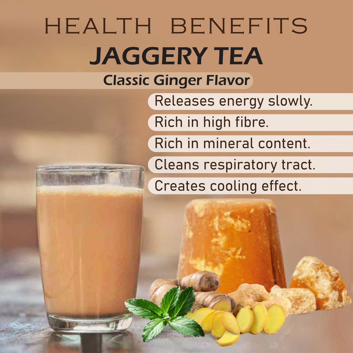 Image 6 of Naivedyam Classic Ginger Flavour Jaggery Tea