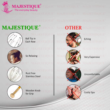 Image 5 of Majestique Scalp Massager for Handheld Head Massage Tingle - Stress Relief - Color May Vary