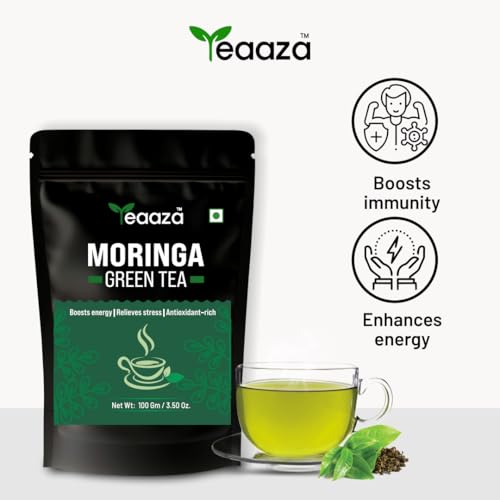 Image 2 of Teaaza Moringa Green Tea 100 Grams -50 Cups
