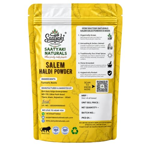 Image 7 of SAATYAKI NATURALS Organic Turmeric Powder