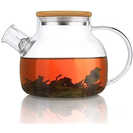 Image 3 of Jinelza Glass Teapot Stovetop Safe 1000ml