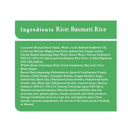 Image 8 of Kohinoor Basmati Biryani Kit Lucknowi
