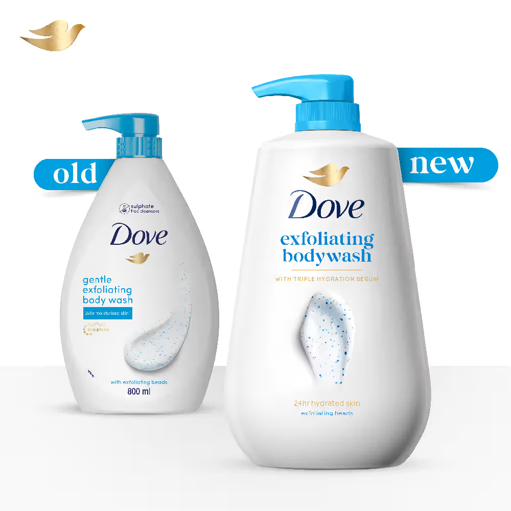 Image 3 of Dove Gentle Exfoliating Nourishing Body Wash
