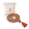 Image 1 of Default Title for the product Chitshakti Rudraksha mala 108 +1 Beads Original | Sacred 108 + 1 Rudraksha Meditation Mala | Natural 10 mm Beads with 18 mm Guru Bead | Traditional Hand-Knotted Japa Mala with Red Tassel | Red