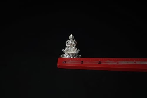 Image 4 of Dista Silvers Lakshmi On Lotus Flower Idol 14.8grams