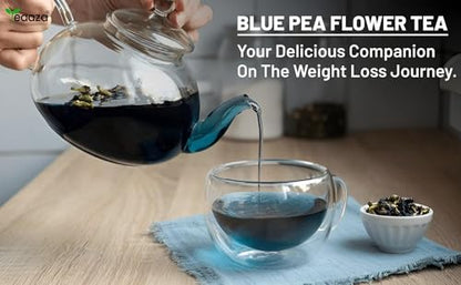 Image 2 of Teaaza Blue Butterfly Pea Flower Tea For Weight Loss, Belly Fat | 30 Grams| 60 Cups
