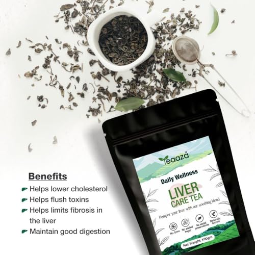 Image 5 of Teaaza Liver Care Tea With Dandelion Root, Milk Thistle & Nettle 10 Grams