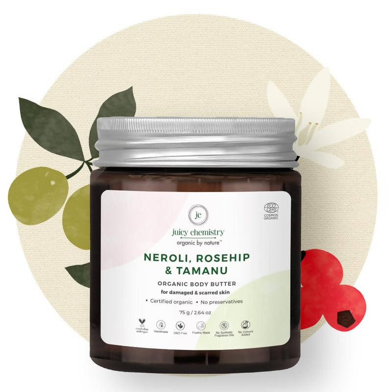 Image 3 of Juicy Chemistry Neroli, Rosehip & Tamanu Organic Body Butter