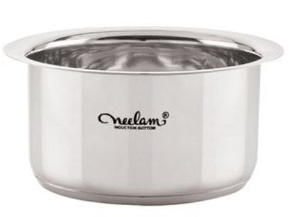 Image 1 of Default Title for the product neelam Stainless Steel Round Bottom Tope 3650 ml