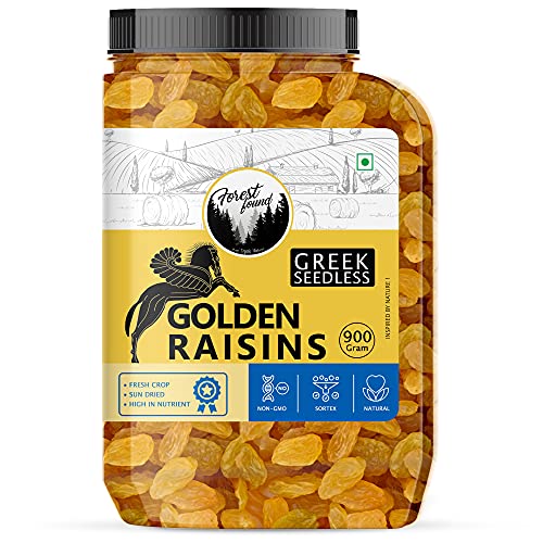 Image 1 of 900 g (Pack of 1) for the product Forest Found Greek Seedless Golden Raisins 900g