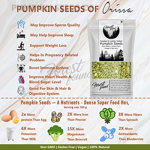 Image 6 of Forest Found Roasted & Salted Pumpkin Seeds (Pepitas) 900g