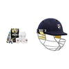Image 1 of Default Title for the product SG Kashmir Eco Cricket Kit, Full Size blazetech XL Cricket Helmet, x-Large, Blue