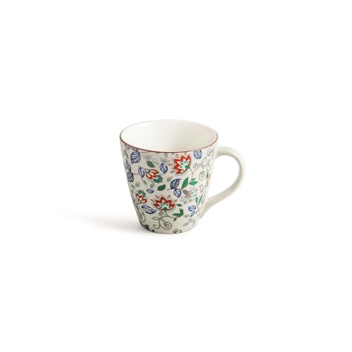 Image 4 of ExclusiveLane Spring Garden Handcrafted Ceramic Coffee Mug Set of 2, 330 ML