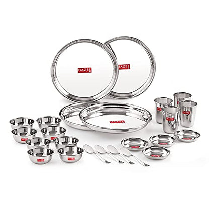 Image 10 of 24 / Round Edges for the product HAZEL Stainless Steel Dinner Set