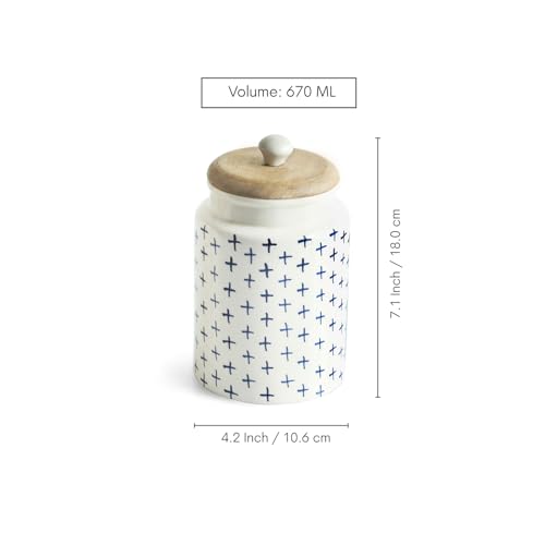 Image 5 of ExclusiveLane StarMark Multi-Utility Airtight Ceramic Jar 670 ML