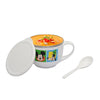 Image 1 of Default Title for the product Jaypee Plus Stainless Steel Disney Mickey Mouse Printed Souptok Prime Soup Bowl With Lid & Spoon 700 Ml