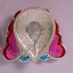 Image 1 of Default Title for the product Dista Silvers Pink Butterfly Fancy Diya 14.2g